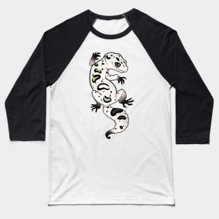 Aromantic Pride Leopard Gecko Baseball T-Shirt